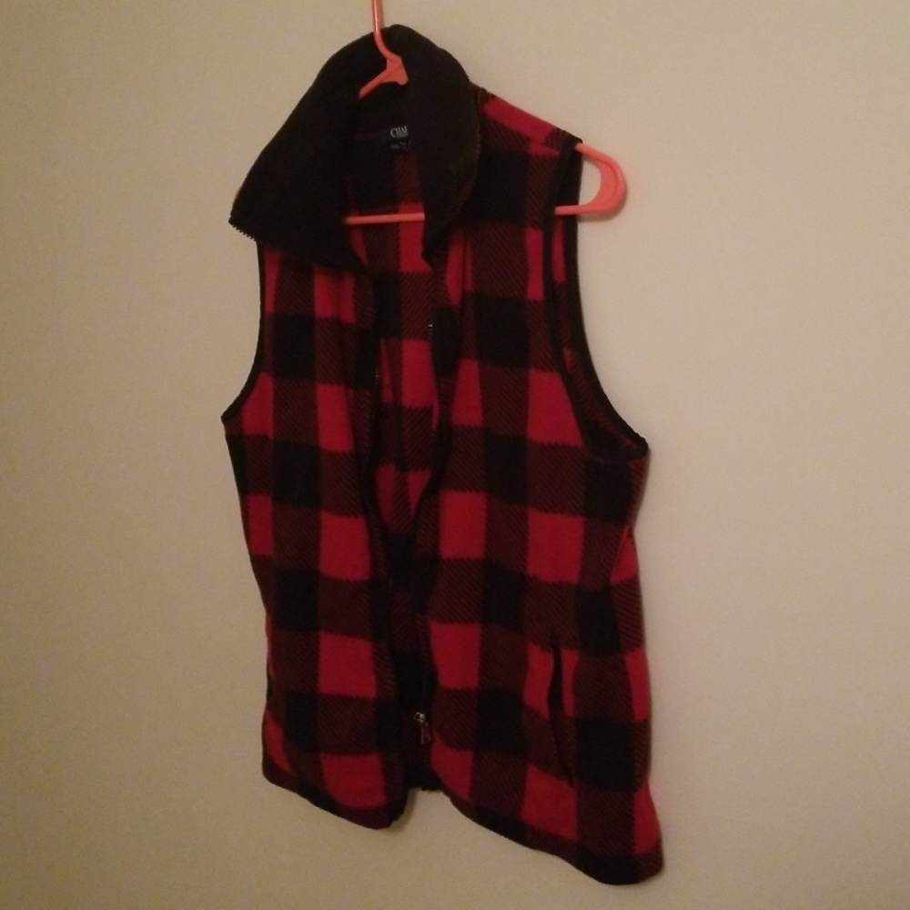 Plaid Vest